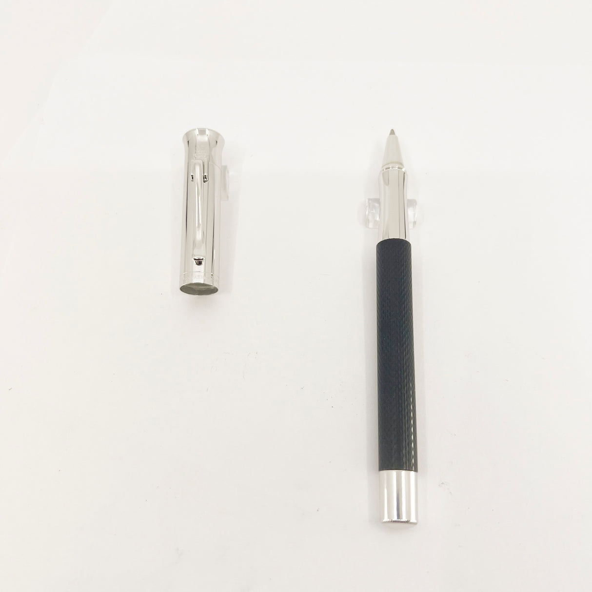 Graf Von Faber Castell Black Resin Guilloche Rollerball