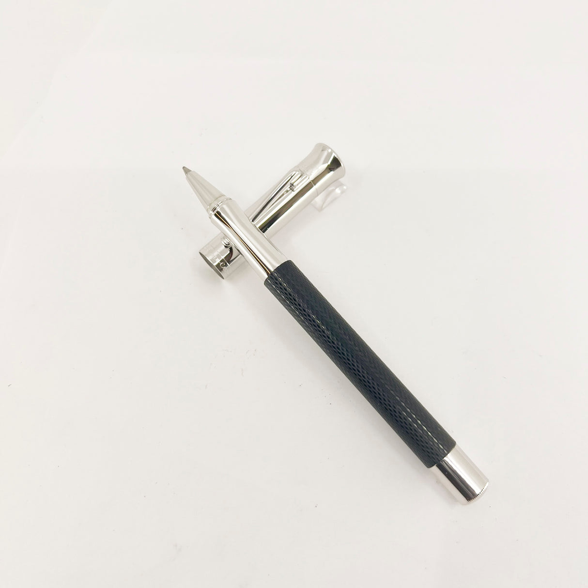 Graf Von Faber Castell Black Resin Guilloche Rollerball