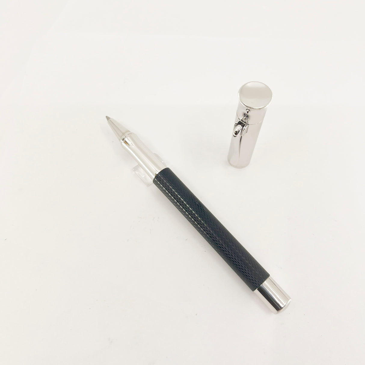 Graf Von Faber Castell Black Resin Guilloche Rollerball
