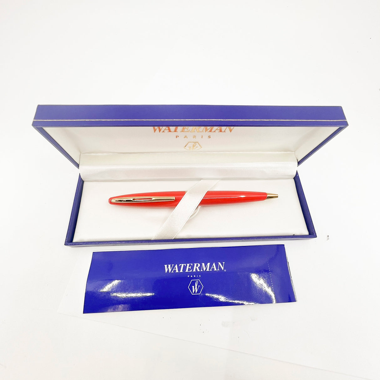 Waterman Carene Orange Coral Lacquer Ballpoint Pen
