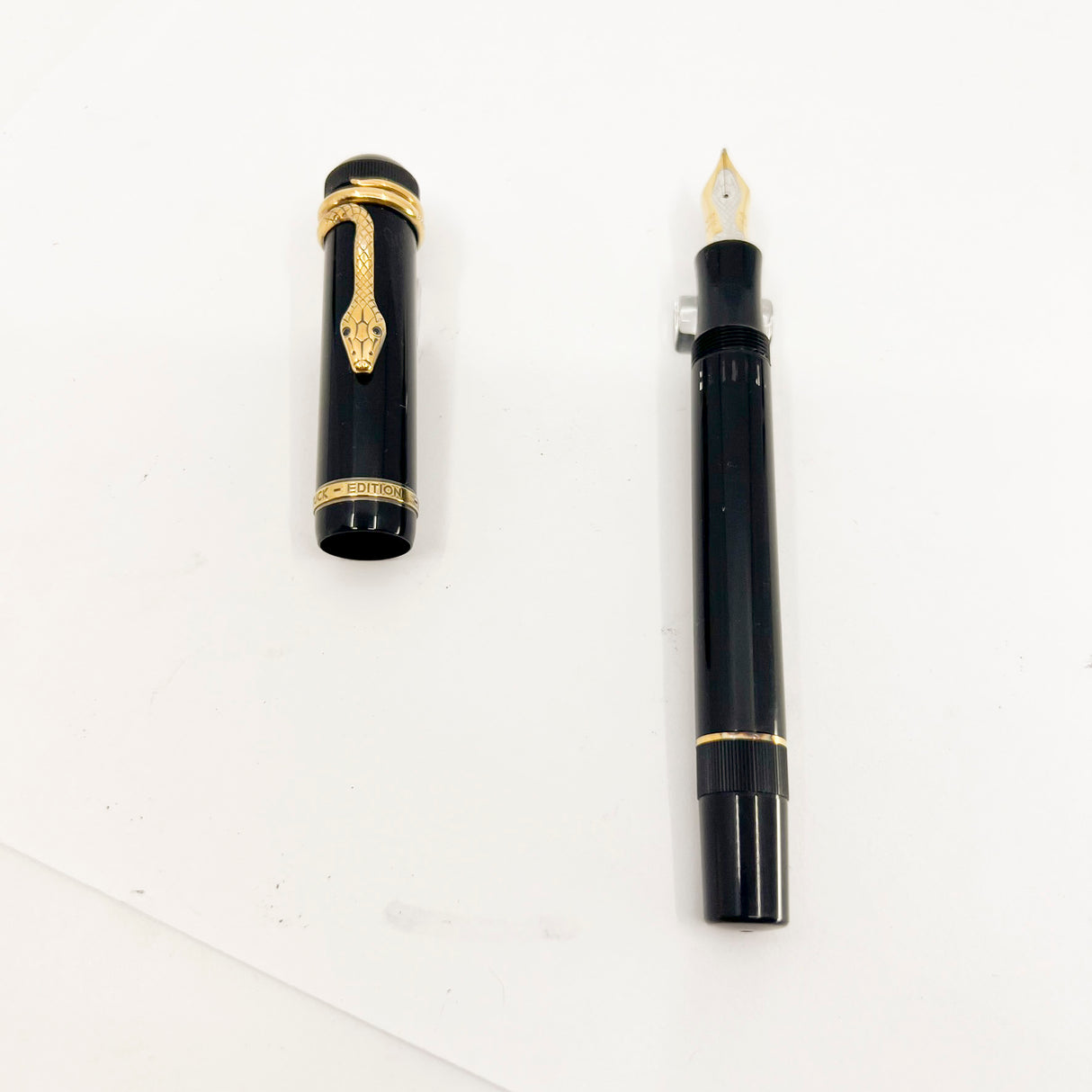 Montblanc Agatha Christie Vermeil (Gold Plating Over Sterling Silver) Limited Edition Fountain -Medium 18 Kt Gold Nib Pen                                        - Medium 18kt Gold Nib (Copy)