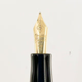 Conway Stewart Churchill Striped Ivory Finish Fountain Pen #172/300 - Broad 18kt Gold Nib