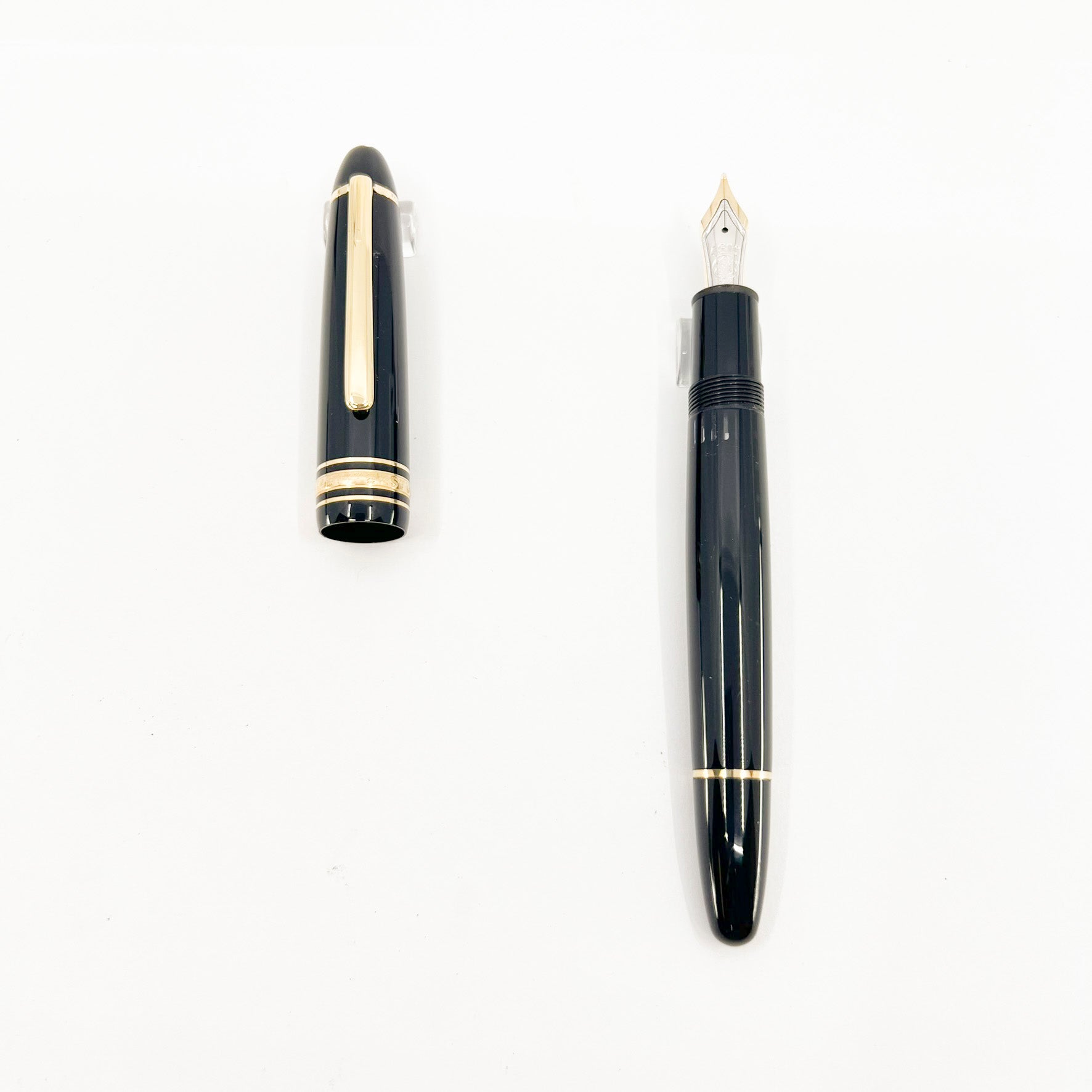 montblanc meisterstuck 146 万年筆 ブラック Montblanc Black Resin Meisterstuck #146 LeGrand Fountain Pen