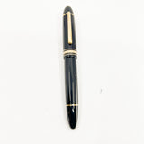 Montblanc Meisterstuck Black Resin #149 (Largest) Fountain Pen - Flexible Fine 18kt Gold Nib