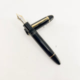 Montblanc Meisterstuck Black Resin #149 (Largest) Fountain Pen - Flexible Fine 18kt Gold Nib