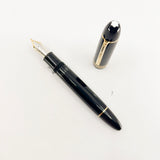 Montblanc Meisterstuck Black Resin #149 (Largest) Fountain Pen - Flexible Fine 18kt Gold Nib