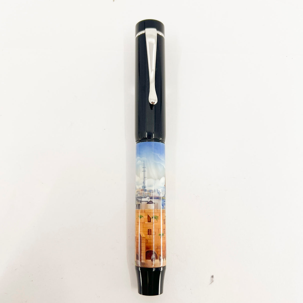 Bexley Russian Hand-Painted Lacquer Art Fountain Pen - Ottoman Empire Turkey  - Circa 2001