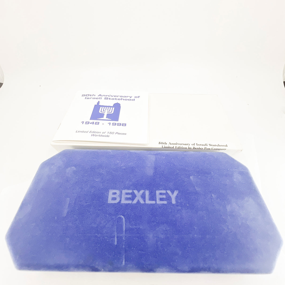 Bexley Decoband Israel 50th Jubilee Anniversary Solid 14K Gold Overlay Limited Edition - 1998