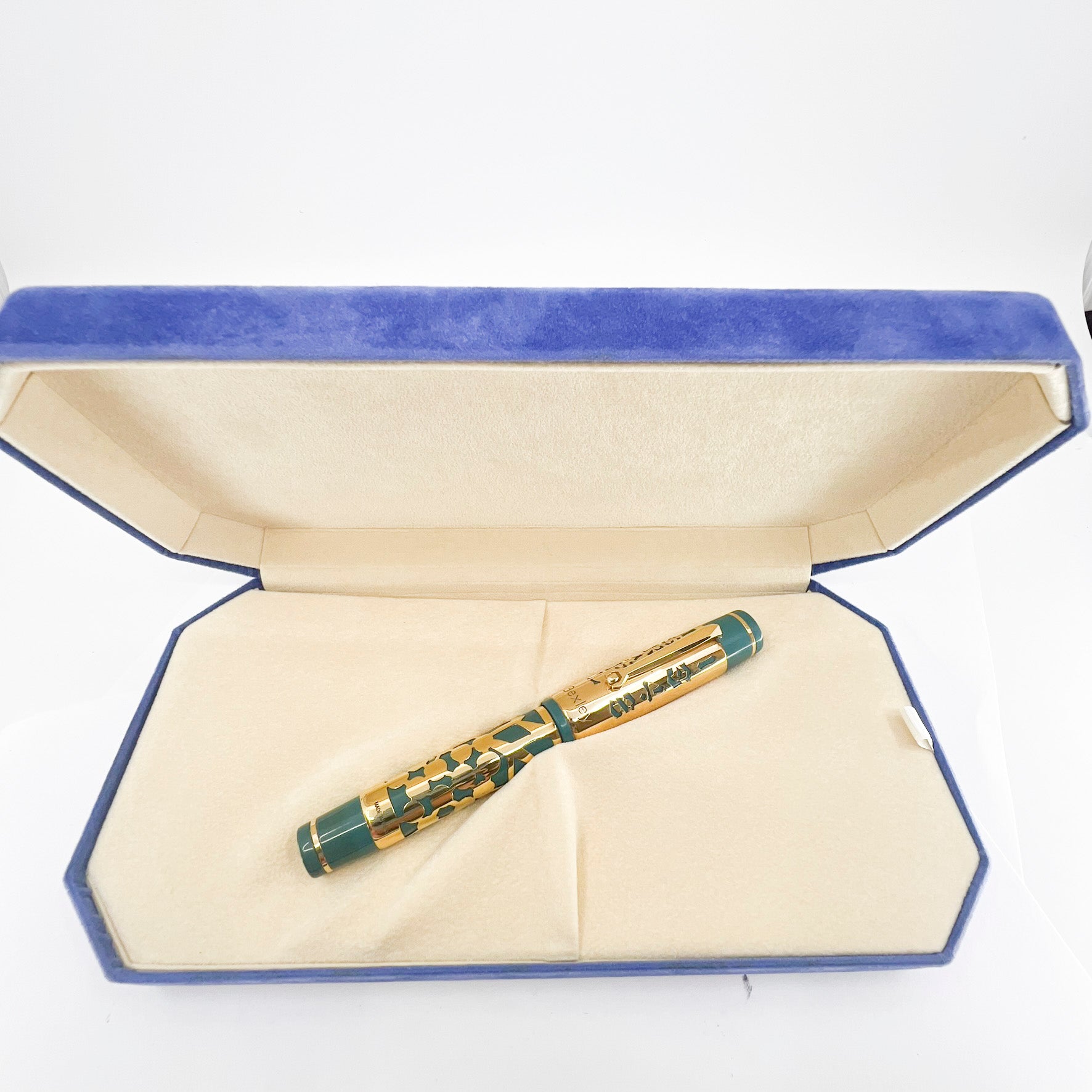 BEXLEY万年筆/ベクスリー/ベクスレイ/マーブル模様 /錦鯉/18K 750 Bexley Blue Deluxe Limited Edition - PacificPenWorks.com