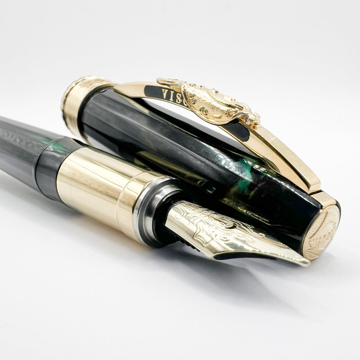 Visconti Salvador Dali Dance of Time Fountain Pen -  Medium Gold-Plated Nib