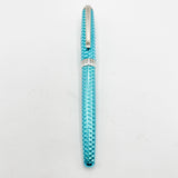 Bossert & Erhard Basketweave Arctic Ice Sterling Silver Rollerball