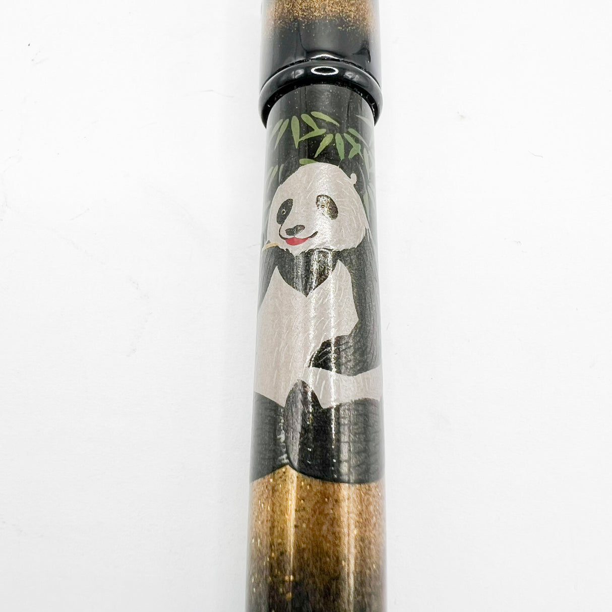 Namiki Yukari Panda Limited Edition Maki-e Fountain Pen - Broad 18kt Gold Nib