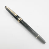 Montblanc Classique #144 Black Resin Fountain Pen - Fine 14kt Gold Nib