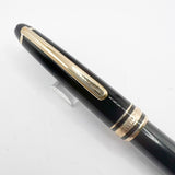 Montblanc Classique #144 Black Resin Fountain Pen - Fine 14kt Gold Nib