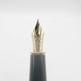 Montblanc Classique #144 Black Resin Fountain Pen - Fine 14kt Gold Nib