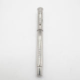 Graf von Faber Castell Platinum-Plated Classic Fountain Pen -  Fine 18kt Gold Nib