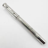 Graf von Faber Castell Platinum-Plated Classic Fountain Pen -  Fine 18kt Gold Nib