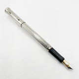 Graf von Faber Castell Platinum-Plated Classic Fountain Pen -  Fine 18kt Gold Nib