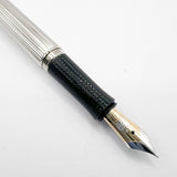 Graf von Faber Castell Platinum-Plated Classic Fountain Pen -  Fine 18kt Gold Nib