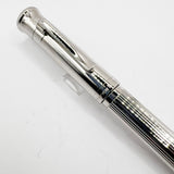 Graf von Faber Castell Platinum-Plated Classic Fountain Pen -  Fine 18kt Gold Nib