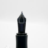 Graf von Faber Castell Platinum-Plated Classic Fountain Pen -  Fine 18kt Gold Nib