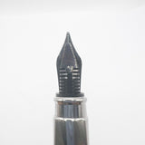 Caran D'ache RNX.316 Lazer Engraved Stainless Steel Fountain Pen -  PVD Blackened Stainless Steel Fine Nib