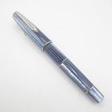 Stipula Duetto Pacific Blue Fountain Pen -  Fine 18kt Gold Nib