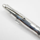 Pilot Sterling Silver Dragon Fountain Pen - Medium 18kt Gold Nib