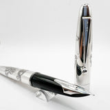 Pilot Sterling Silver Dragon Fountain Pen - Medium 18kt Gold Nib