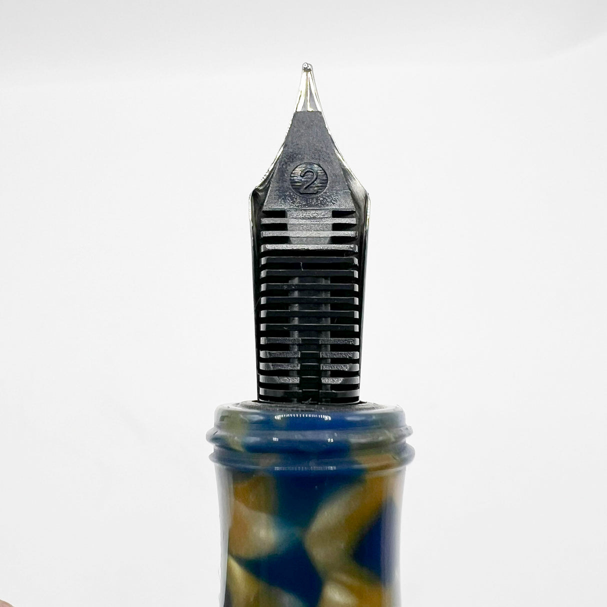 Stipula Etruria Champagne Faceted Limited Edition Fountain Pen -  Medium 18kt Gold Nib  - Only 88 Pens Made!