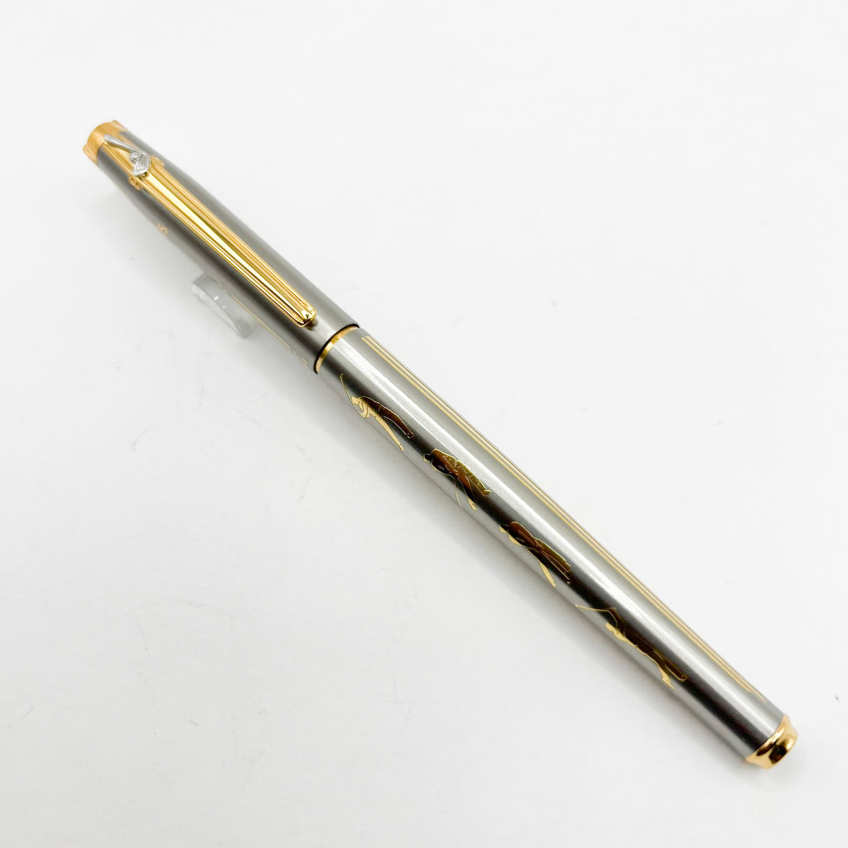Elysee Stainless Steel & Gold  Sports Series Golf  Rollerball