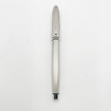 Cross Pinnacle Sterling Silver Barleycorn Fountain Pen -  Fine 18kt Gold Nib