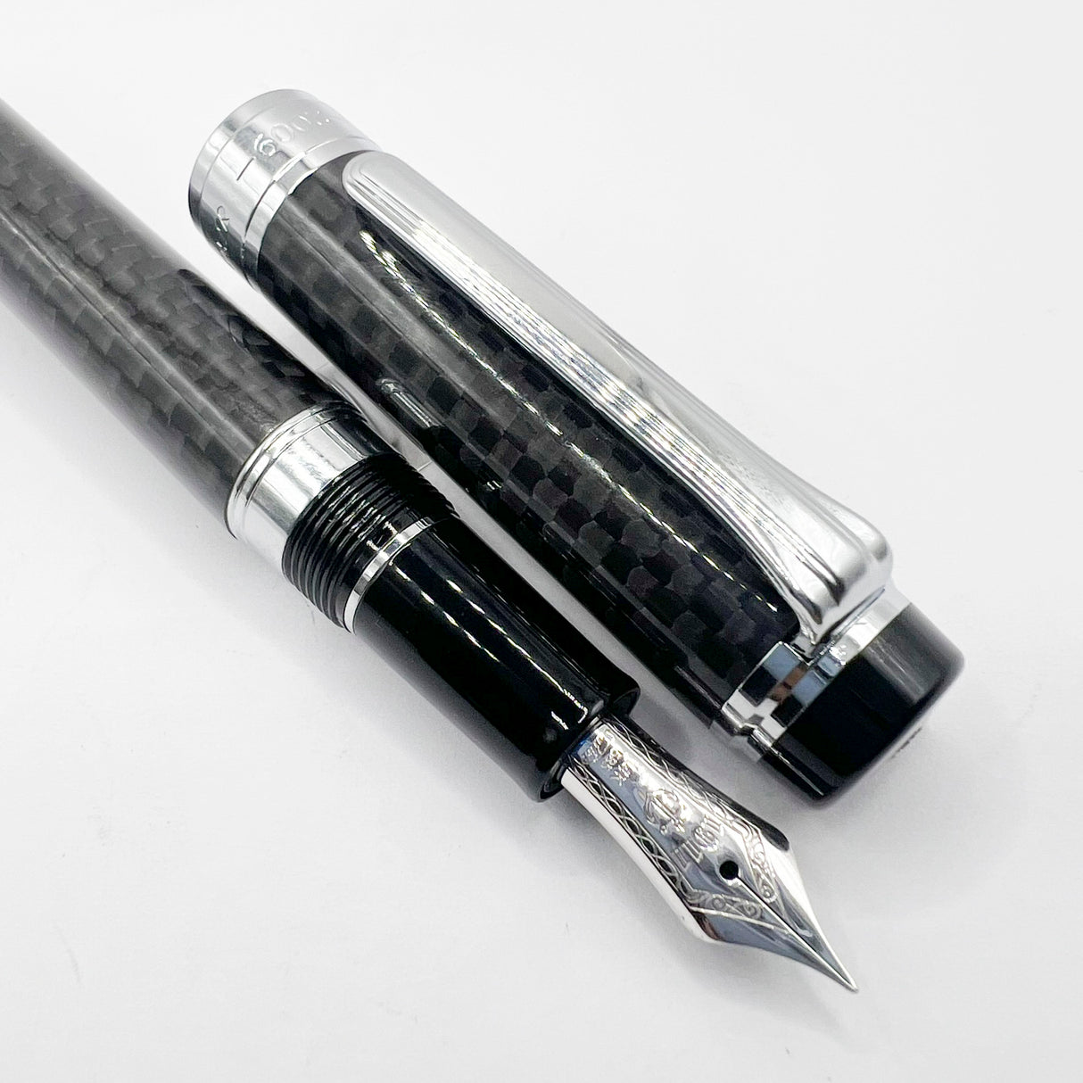 Sailor Collaboration with Yonex Carbon Graphite Fountain Pen -  Medium 14kt Gold Nib