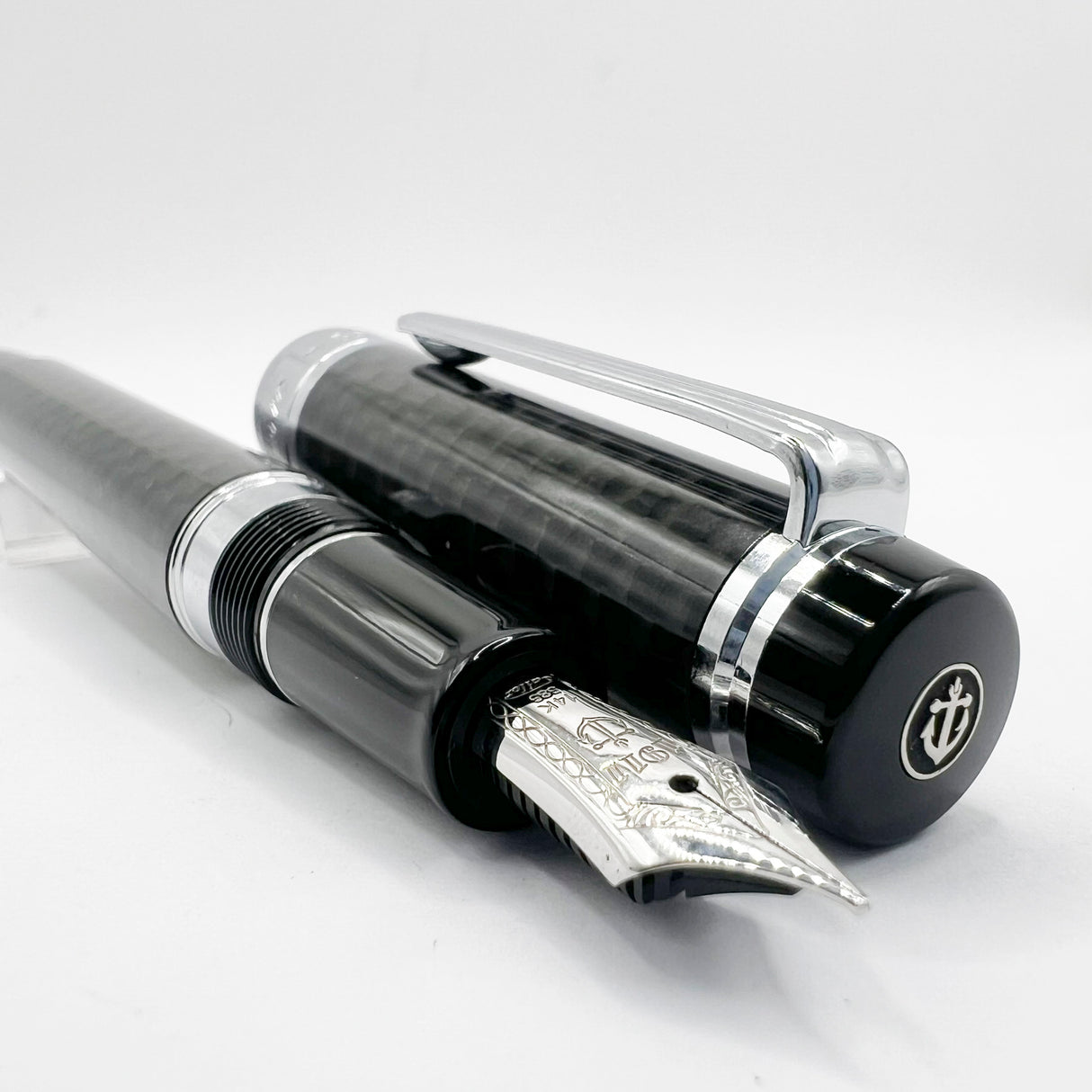 Sailor Collaboration with Yonex Carbon Graphite Fountain Pen -  Medium 14kt Gold Nib