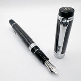 Sailor Collaboration with Yonex Carbon Graphite Fountain Pen -  Medium 14kt Gold Nib