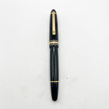 Montblanc Meisterstuck Black Resin #146 LeGrand Fountain Pen -  Medium 14kt Gold Nib