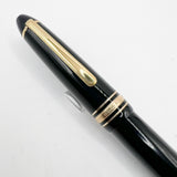Montblanc Meisterstuck Black Resin #146 LeGrand Fountain Pen -  Medium 14kt Gold Nib