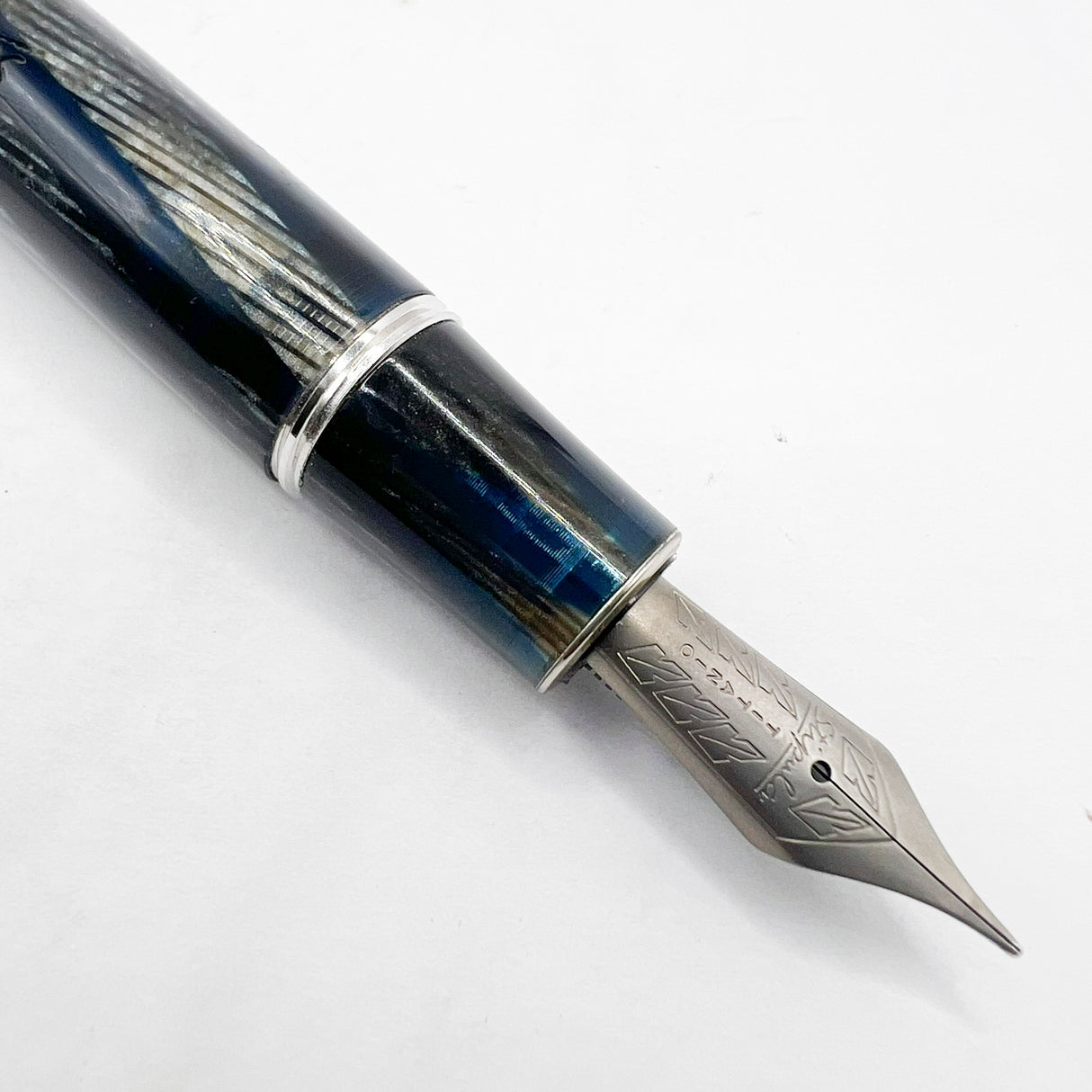 Stipula Metropolitain Magnificent Celluloid Limited Edition Fountain Pen for Point Plume, Renown Parisian Pen Dealer - Flexible Fine T-Flex Titanio Nib - Only 110 Pens Produced!