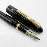 Platinum Izumo Urushi Oversized Fountain Pen - Sora (Dark Green) -  Fine 18kt Gold Nib