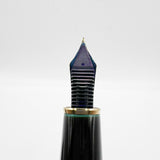 Platinum Izumo Urushi Oversized Fountain Pen - Sora (Dark Green) -  Fine 18kt Gold Nib