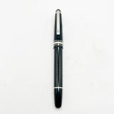 Montblanc Meisterstuck Black Resin #145 Classique Platinum-Plated Trim Fountain  Pen - Medium  14kt Kt Gold Nib