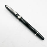 Montblanc Meisterstuck Black Resin #145 Classique Platinum-Plated Trim Fountain  Pen - Medium  14kt Kt Gold Nib