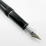 Montblanc Meisterstuck Black Resin #145 Classique Platinum-Plated Trim Fountain  Pen - Medium  14kt Kt Gold Nib