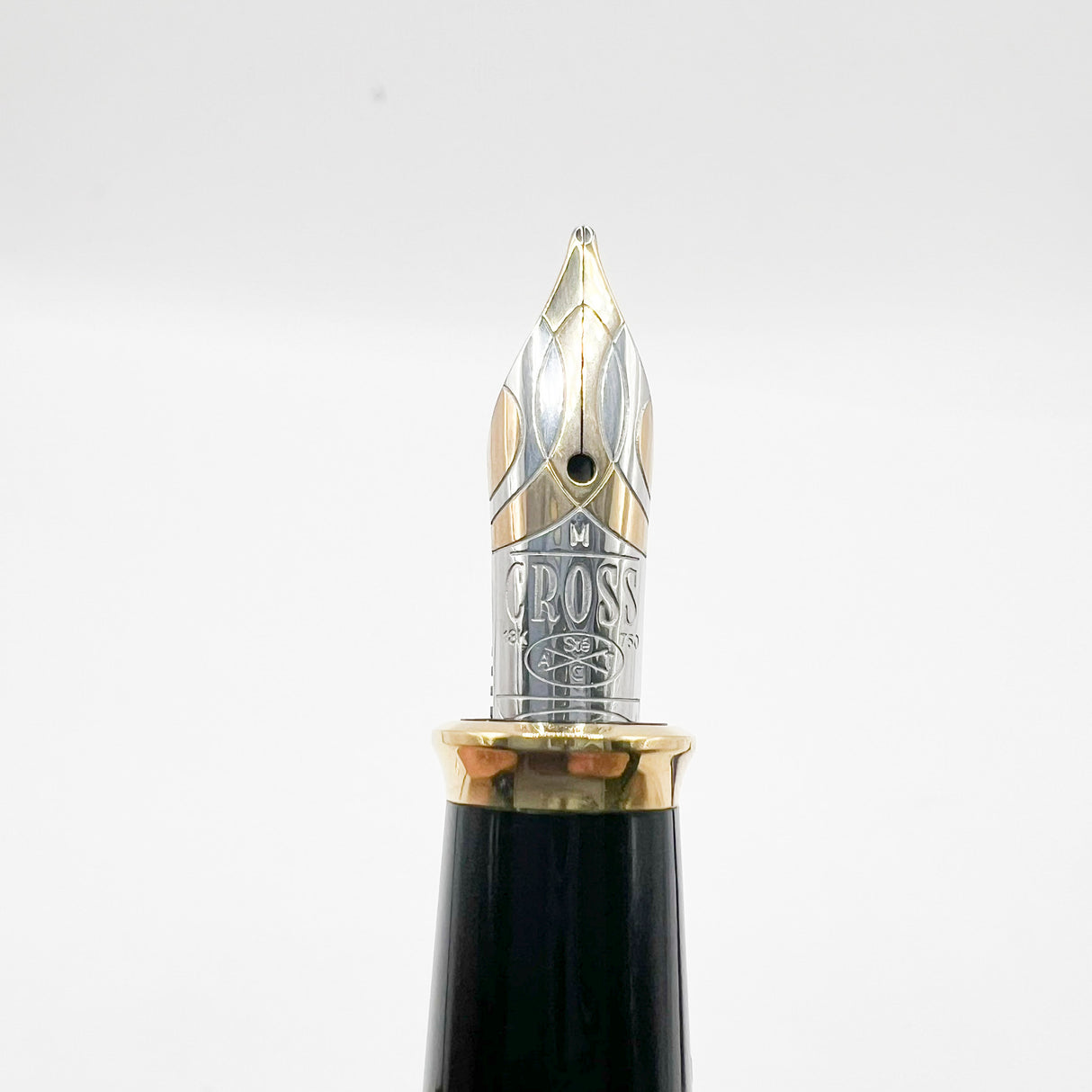 Cross Townsend Blue Lapis Lazuli/ 22K Gold Dust Fountain Pen - Medium  18kt Kt Gold Nib