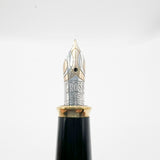 Cross Townsend Green Jade/ 22K Gold Dust Fountain Pen - Fine  18kt Gold Nib