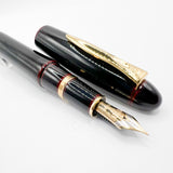Platinum Izumo Urushi Akatame (Red) Oversized Fountain Pen - Medium 18 Kt Gold Nib