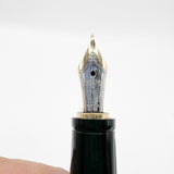 Montblanc Boheme Black Retractable Nib Fountain Pen- Fine 14 Kt Gold Nib