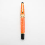 Aurora Optima Marbled Orange Auroloide Rollerball