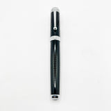 Aurora Black Talentum Fountain Pen - Medium 14 Kt Gold Nib