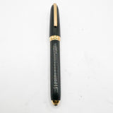 Cartier - Louis Cartier Black Fluted Rollerball - Gold-Plated Trim
